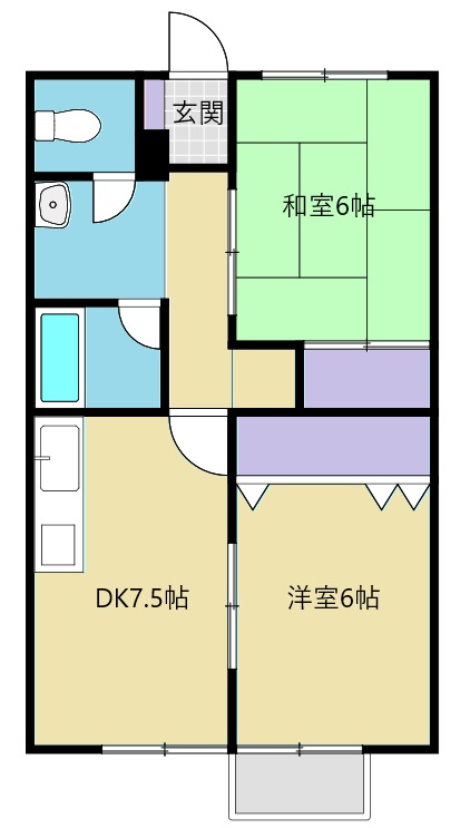 ハイツオザワ　1の間取り