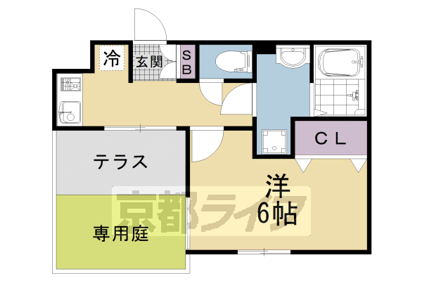 ヴィラ四条大宮の間取り