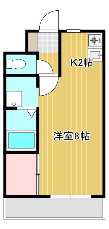 中巨摩郡昭和町河西のアパートの間取り