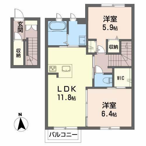 レフィアント土崎の間取り