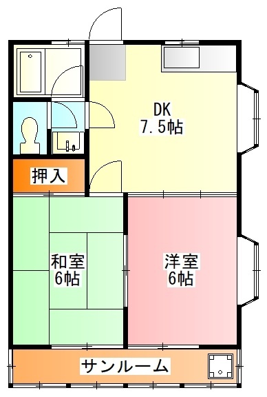 ファミリーＭ２の間取り