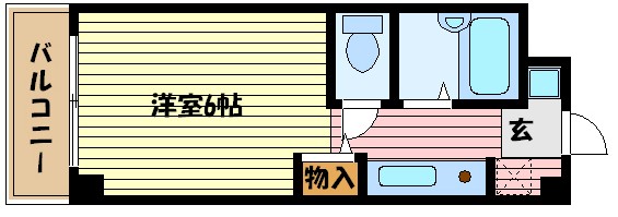 神戸市東灘区住吉宮町のマンションの間取り