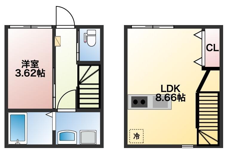 イニシアティブ原ノ町の間取り