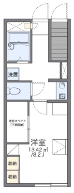 レオパレスウイングの間取り