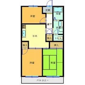 所沢市南住吉のマンションの間取り