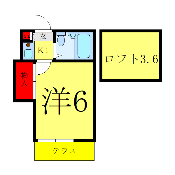 ファミリーメゾン元郷の間取り