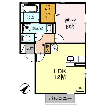 DH・ウィステリア ウェルの間取り