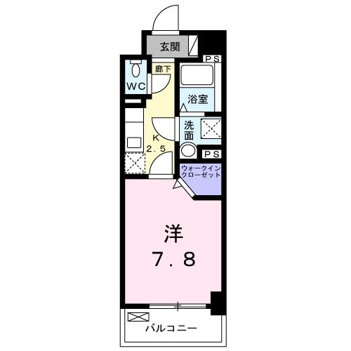 橿原市葛本町のマンションの間取り