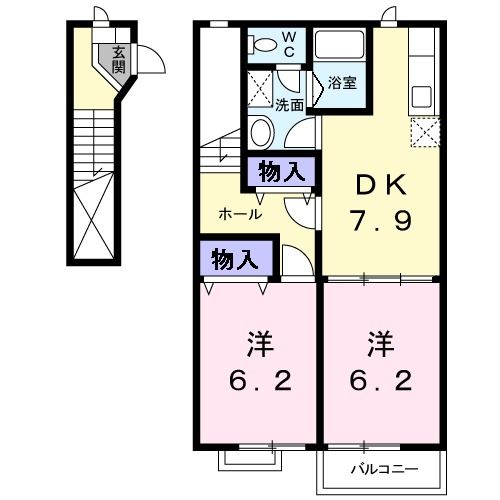 【フロレスタ　キャピタルの間取り】