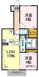 リバティ中田の間取り