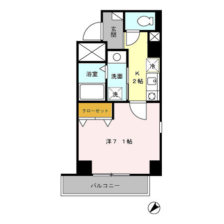 メゾンマリモの間取り