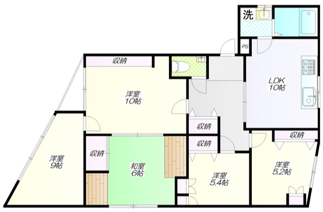 練馬区豊玉北のマンションの間取り