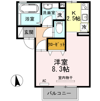 メルベーユの間取り