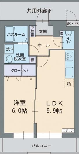 ルミエール若葉の間取り