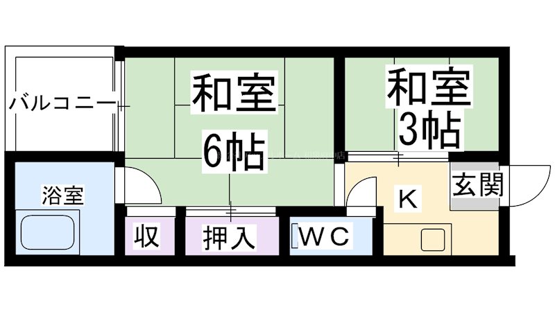 ビレッジハウス伏屋-11の間取り