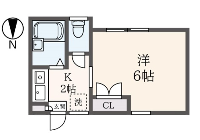 菊地コーポの間取り