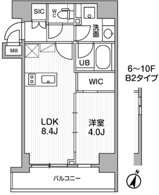 シーズンフラッツ門前仲町の間取り