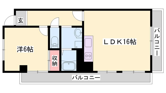 東邦パレスの間取り