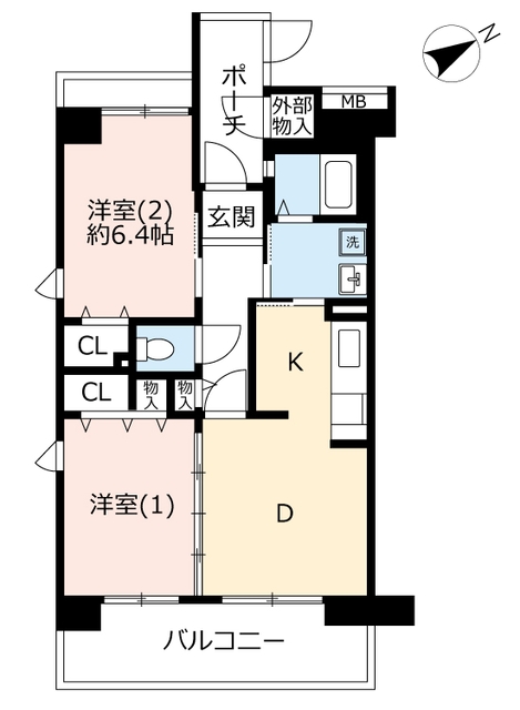 ＵＲコンフォール上野台の間取り