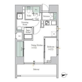 ONE ROOF FLAT TOGOSHIの間取り