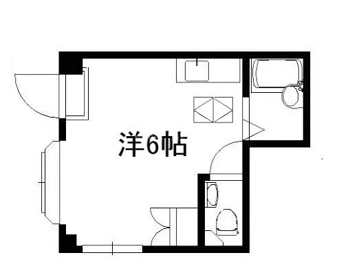 築山マンションの間取り