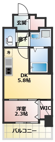 セレニテ江坂グランデの間取り