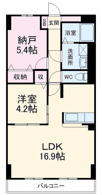 イストワール城西の間取り