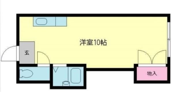 シティベール陣山Ｂ棟の間取り