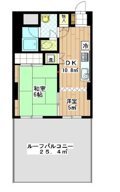 新宿区四谷坂町のマンションの間取り