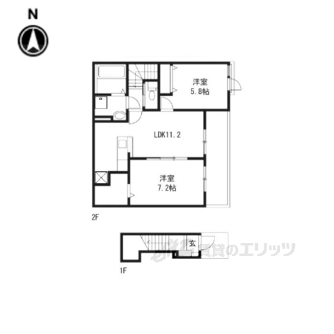 ベルオーブX３の間取り