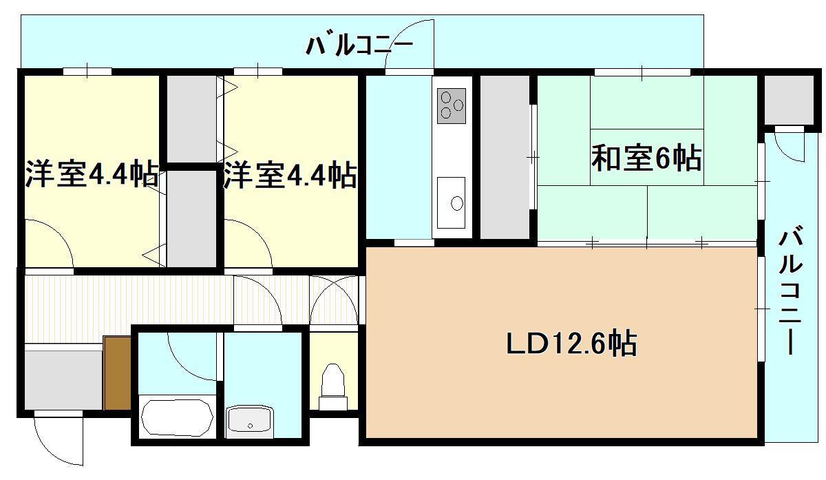 【パークプラザ新光の間取り】