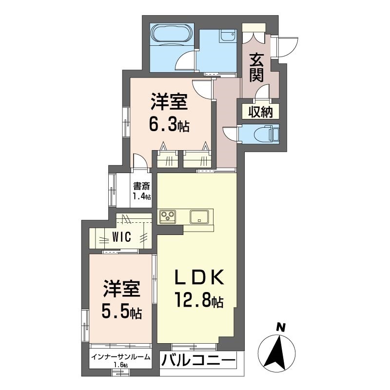 サンライト大成の間取り