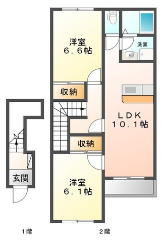 エスポワールの間取り