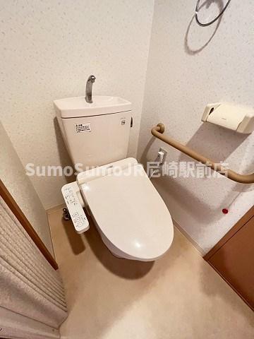 トイレ　ゆったりとした空間のトイレです