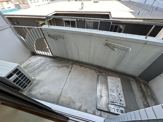 バルコニー　※別部屋の写真です