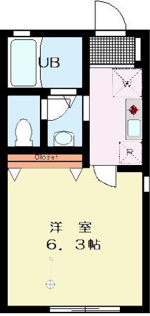 東京都世田谷区祖師谷１（アパート）の賃貸物件の間取り
