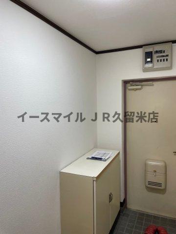 収納　ゆったりとした玄関です