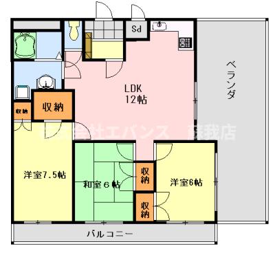 ルーラルシティ浜野の間取り