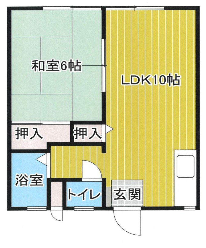 コーポ殿山の間取り