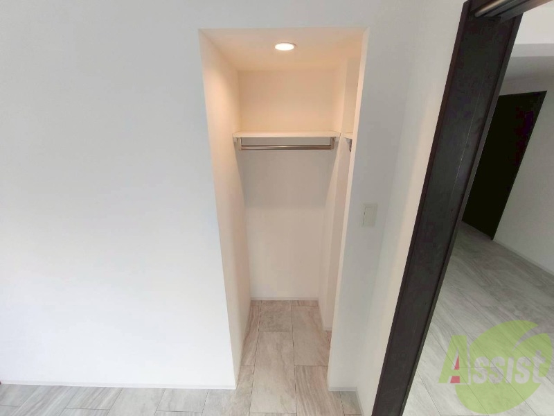 収納　洋室にはクローゼットがあるのですっきり片付きそうです。