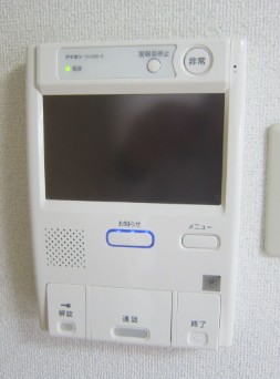セキュリティ　写真は別号室です。現況優先になります。