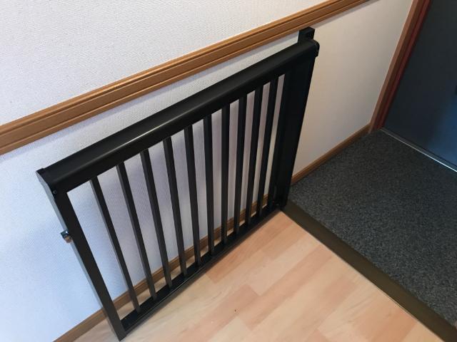 玄関　フェンス付