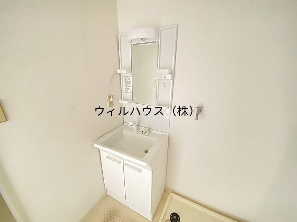 洗面設備　洗面台付き！