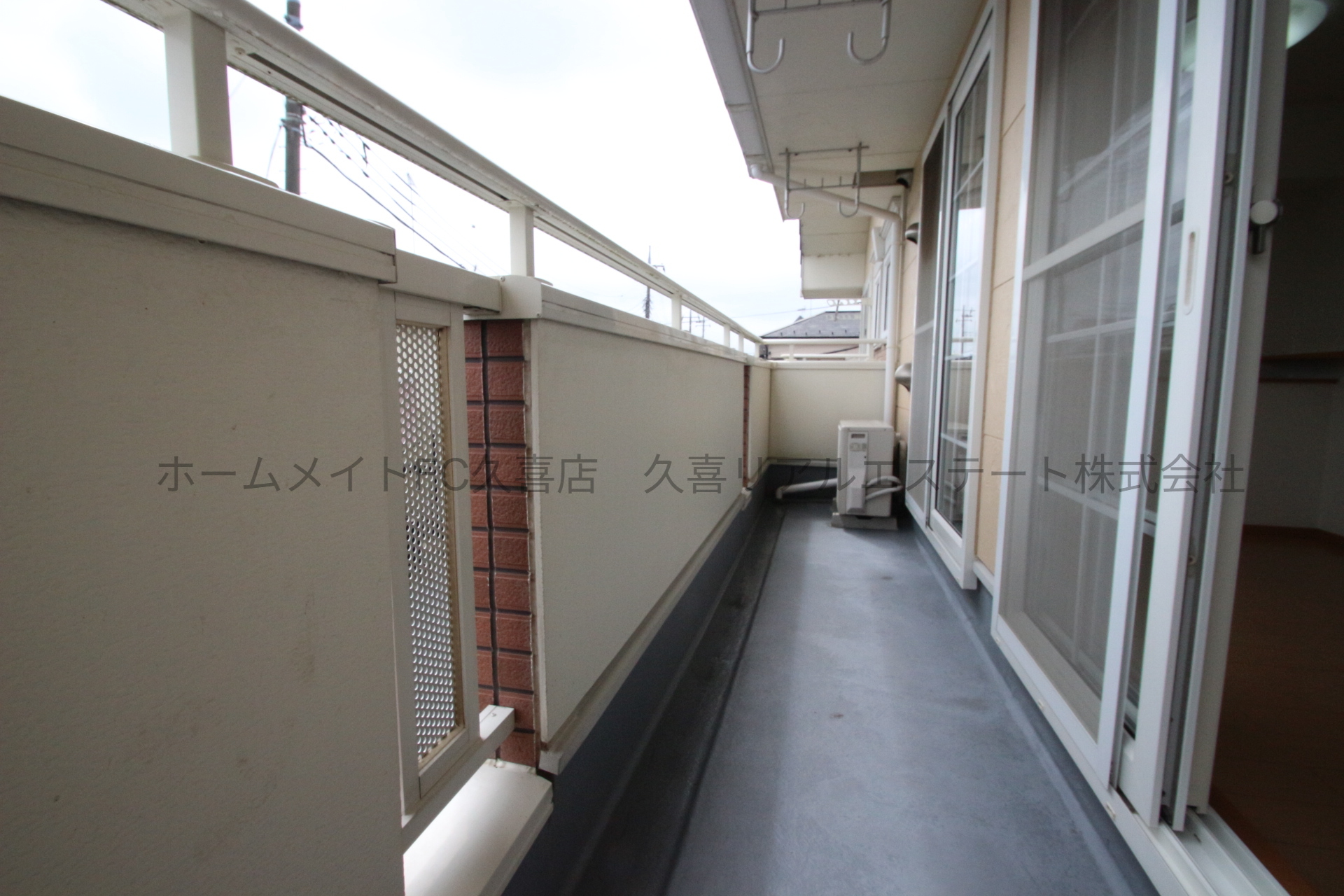 バルコニー　同施工会社同シリーズ別物件