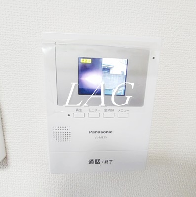 セキュリティ　モニター付きインターホンです。