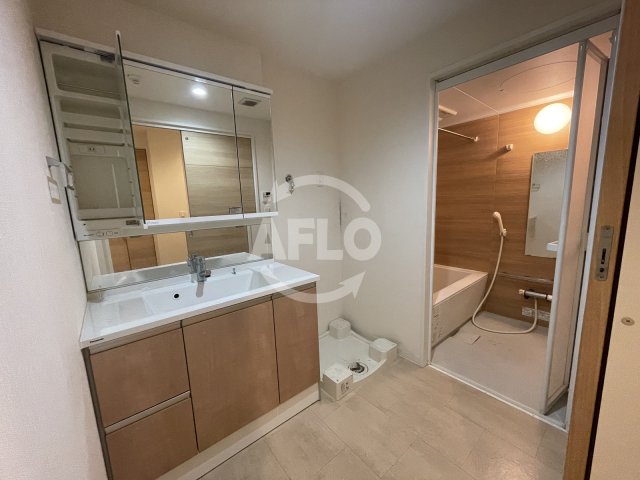 洗面設備　シャンテ与力町　洗面脱衣所