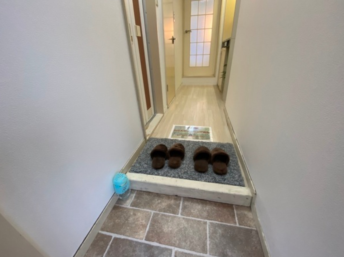 玄関　明るい玄関です