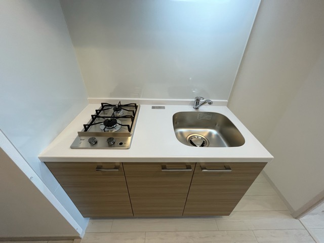 キッチン　壁付けキッチンでスペースを最大限有効活用できます！