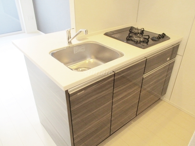 キッチン　2口ガスコンロのシステムキッチン！