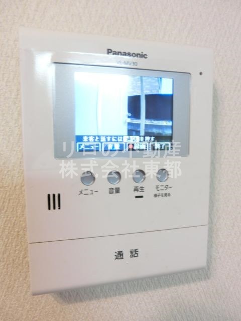 セキュリティ　ＴＶモニター付インターホンがあるので訪問者が一目でわかります